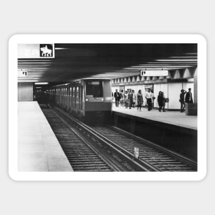 vintage photo of Mexico City Metro Sticker